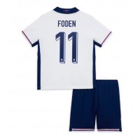 Dětský Fotbalový dres Anglie Phil Foden #11 ME 2024 Domácí Krátký Rukáv (+ trenýrky)